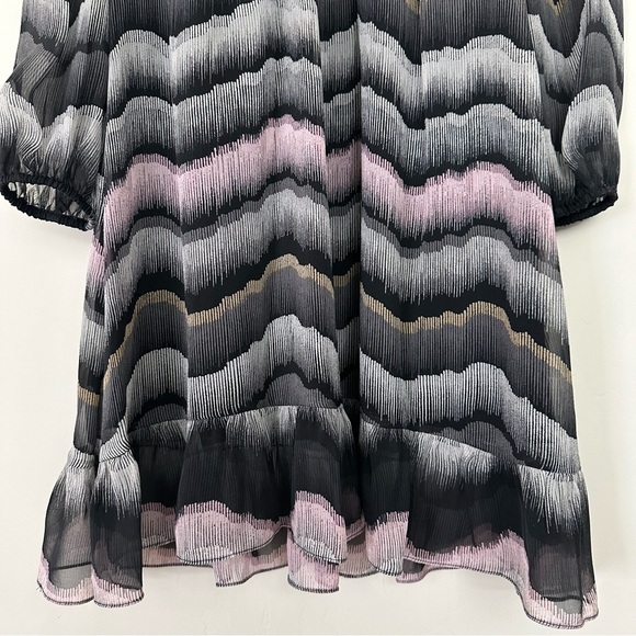 Diane Von Furstenburg DVF Lizbeth Silk Dress in Encore Wild Rose/Black - Picture 4 of 14